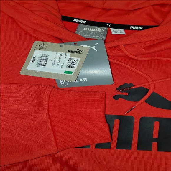 Puma Red Hoodie (L) New With Tags - Picture 3 of 6